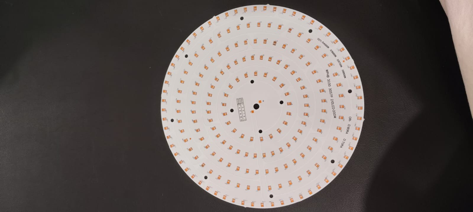 Populated LED PCB array