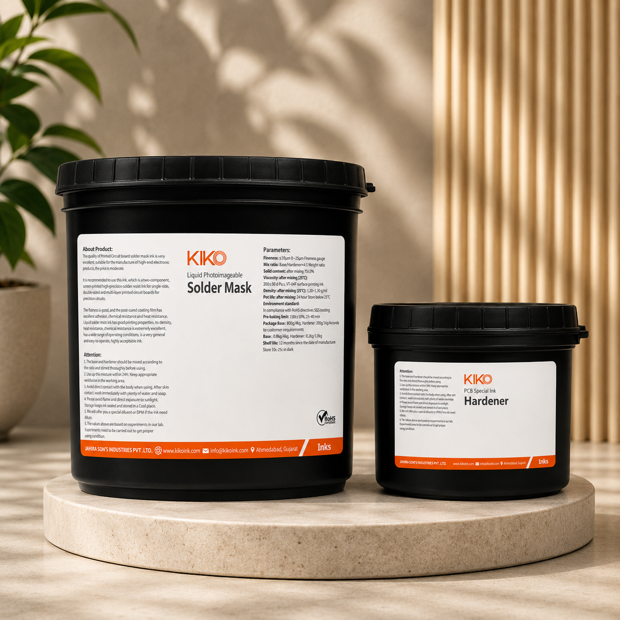 PISM Liquid Photoimgaable Solder Mask Ink - PCB manufacturing ink by KIKO