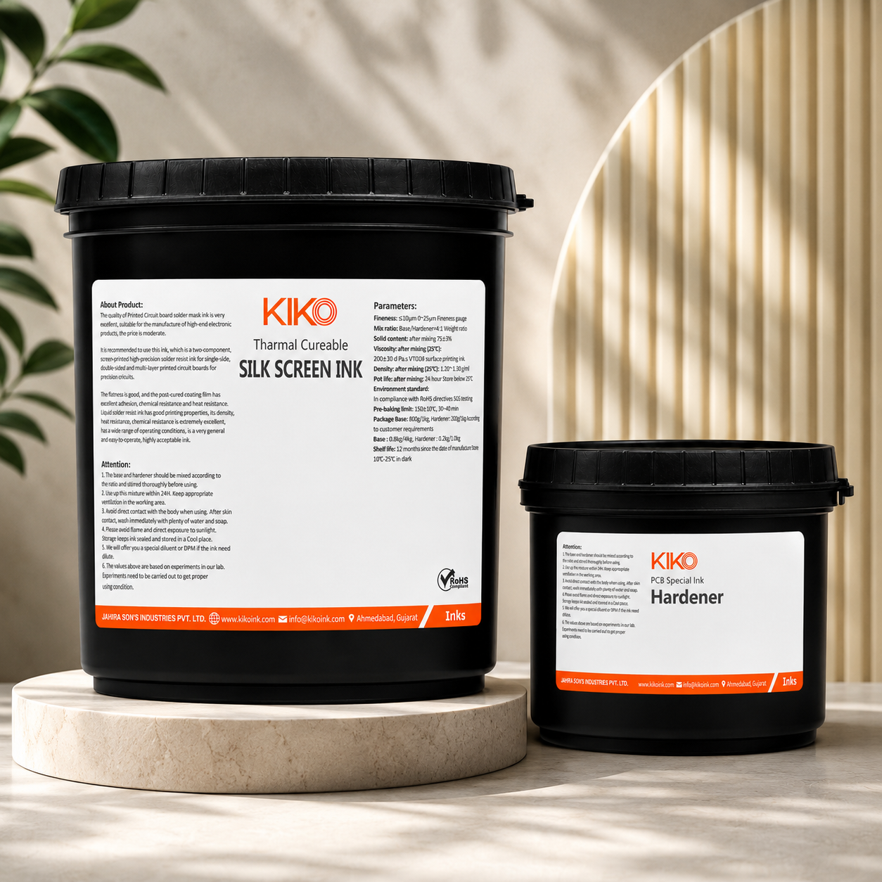 Silk Screen Ink - PCB manufacturing ink by KIKO